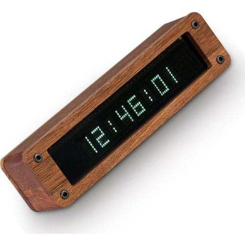 Mini Vintage VFD Clock Vacuum Fluorescent Display Tube Desk Mantel Shelf Clocks Desktop Electronic Table Clocks