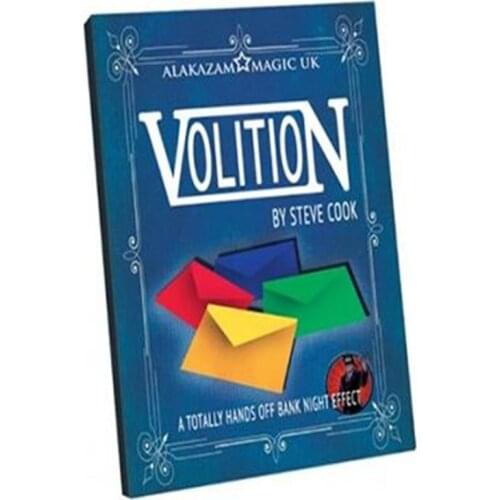 Volition by Steve Cook (Gimmick) - Magic Trick Street Magic Close Up illusion,Fun,Mentalism Magic Prop