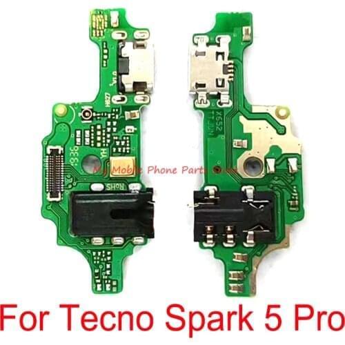 USB Charging Port Dock Connector Board Flex Cable For Tecno Spark 5 Pro 5pro Spark5 Pro Charge Charger Port Replacement Parts
