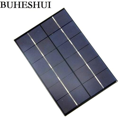 BUHESHUI 4.2W 6V Solar Cell Polycrystaline Solar Panel Module DIY Solar Charger For 3.7V Batt ery 200*130MM 10pcs Free Shipping