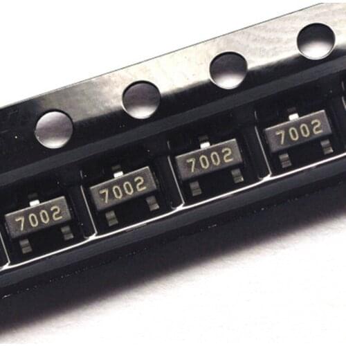 1000pcs 2N7002 2N7002LT1G 7002 SOT-23 Triode Transistor 60V 115mA