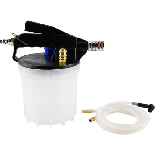 2L Pneumatic Auto Car Vehicle Vacuum Brake Bleeder Pumping Unit Exhaust Pump Fluid Bleedering Change Tool Kit Oil Drainage Pump