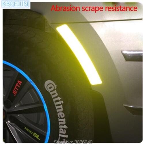 2Pcs Car Reflective Strip Stickers Warning Light Reflector for lada granta vesta priora Largus Niva Datsun Rover discovery 2 3 4