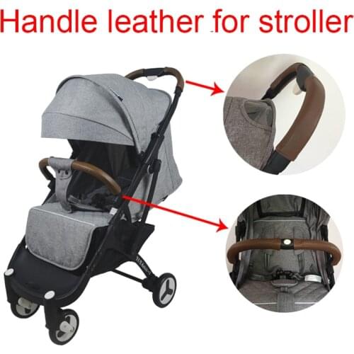2pcs/set Baby Stroller Accessories leather Protective Case Cover Armrest and Handle for yoyaplus babyruler stroller