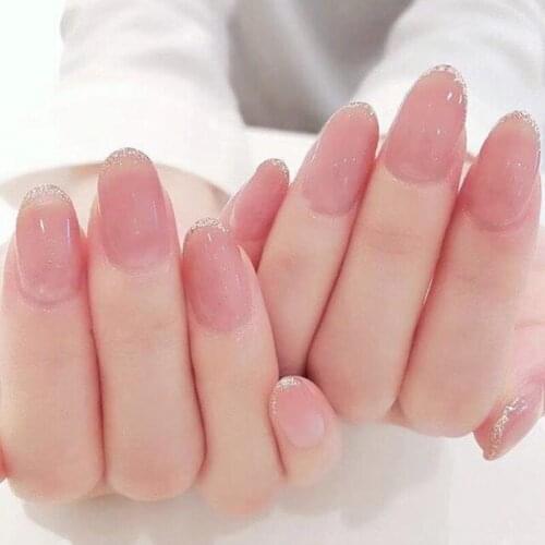 24 Piece Bridal Nail Patch Nail Art Finished Piece Fake Nails can CSV