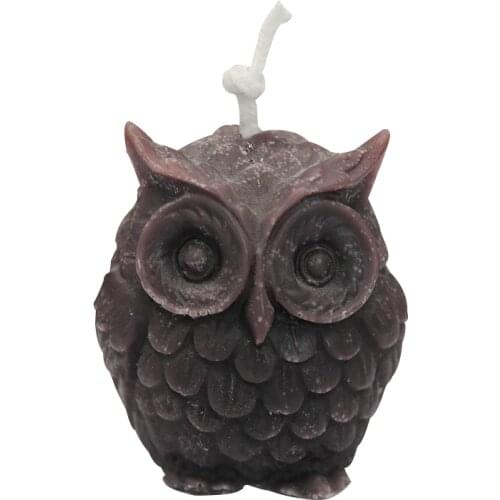 3D Owl Candle Mold Scented Candle Handmade DIY Self-made Animal Candle Mold Silicone Candle Molds Candle Making Jars Resin Mold