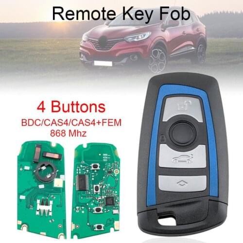 4 Buttons FSK 868MHz Remote Key Fob with PCF7945 Chip Fit for BMW F Chassis FEM / BDC CAS4 CAS4+ new