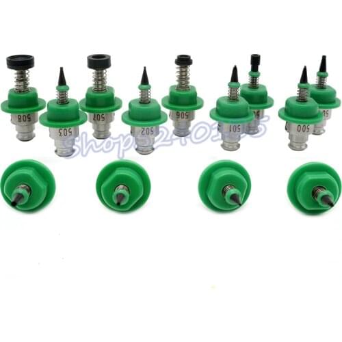 9pcs/lot Full set smt nozzle/welding nozzle/pick and place nozzle model 500 501 502 503 504 505 506 507 508 for juki SMT machine