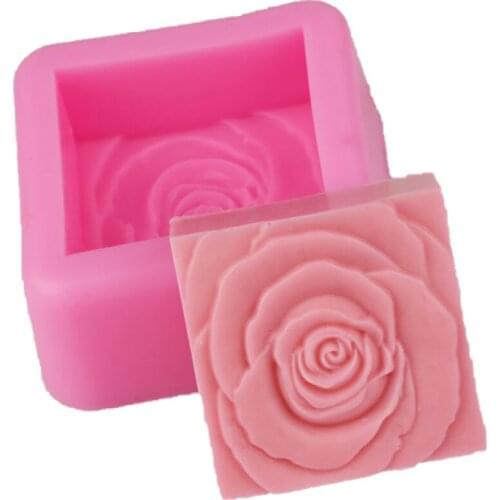Flower Bud Silicone Soap Mould DIY Fondant Mold For Making Chocolate Jelly Pudding Cake Tools Resin Clay Soap Mould Wax Melt