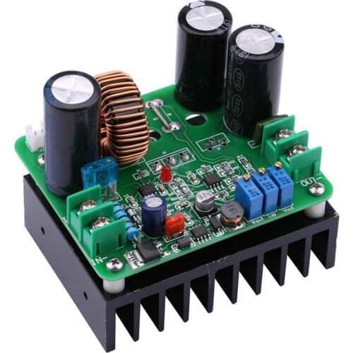 DC-DC 8V-30V/30V-60V to 12-130V Boost Module 15A 900W Continuously Adjustable Output Step Up Voltage Converter Regulator Module