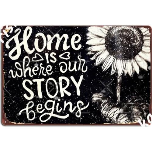 Farmhouse Decor Metal Sign Wall Plaque Club Party Living Room Designing Tin Sign Poster