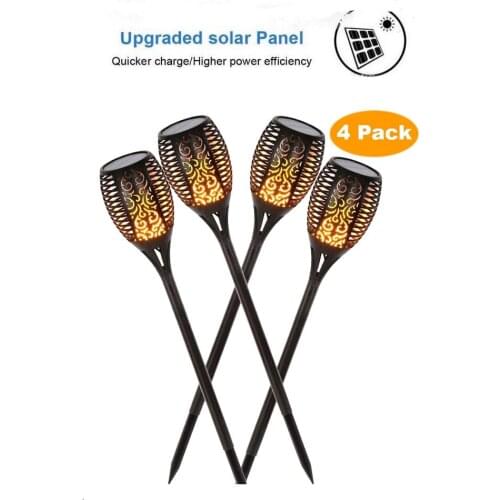 Solar 33LEDs Lawn Dancing flame Torch Lights radar OR 2 33 LED Wate Landscape Garden Flame Lamp Flickering bulb dancing Lawn Lam