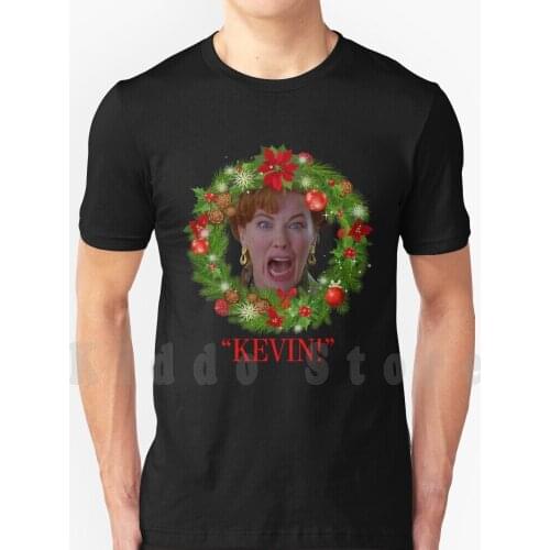 Kevin Plant Circle Chistmas Ornament T Shirt Cotton Men Diy Print Cool Tee Kevin Home Alone New York Christmas Kevin
