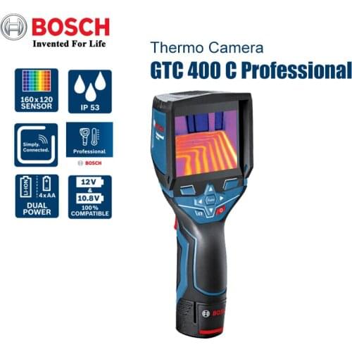 Bosch Infrared Thermal Imager GTC400C Professional WiFi Thermal Imaging Camera Smart Immediate Temperature Display Thermographic
