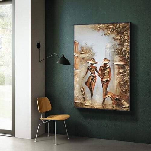 Wonderful Love Art Painting Reproduces Romantic Wall Pictures Posters and Printing Living Room Home Decoration Without Frames