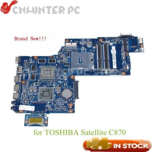 NOKOTION H000041510 Main board For Toshiba Satellite L870 c870 17.3'' Laptop motherboard HM76 DDR3 HD7610M Video card