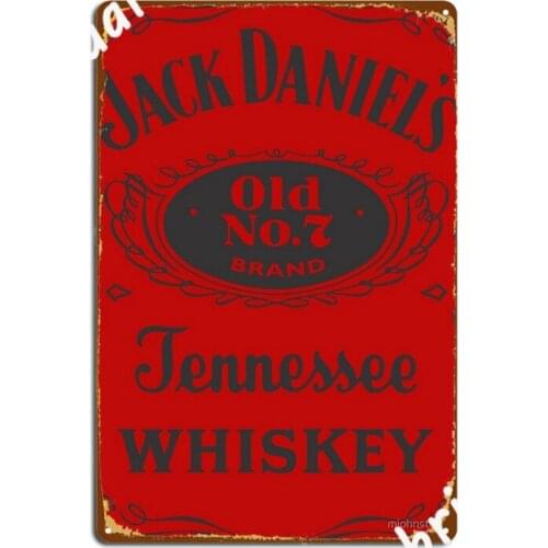 Alcoholic Metal Signs Club Party Party Decoration Painting Décor Tin sign Posters