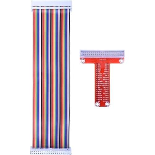 Raspberry Pi 4 B 3 Accessories Kit GPIO T Type Expansion Board + 65pcs Jumper Wires+ 400 Holes/tie Points Breadboard Pcb Board