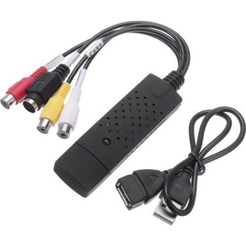 Audio Video Capture Connector USB 2.0 Converter Video Capture Card TV Tuner USB VHS To DVD Audio Video capture