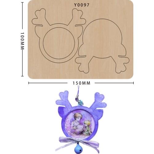 Cutting Die Wood Scrapbooking Templat Knife Molds Die Cut Photo Frame Die Decoration Suitable For Big Shot Machines
