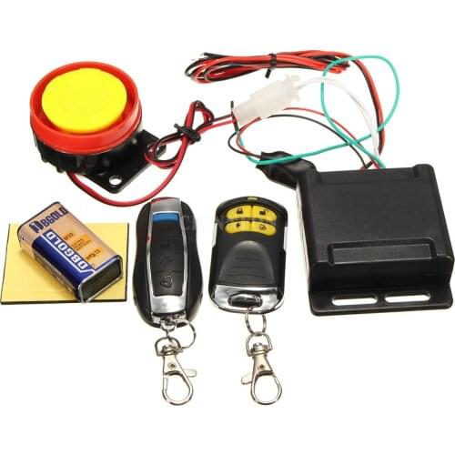 20Pcs/Lot Motorcycle Electronic Scooter Security Anti-theft Alarm System With Remote Control