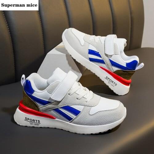 Superman Mice Children's Leather Shoes