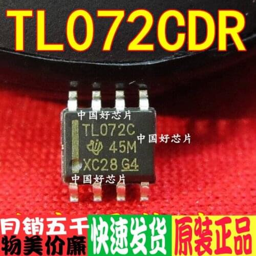 TL072C TL072CDR Sop-8 Operational Amplifier Brand New & Original