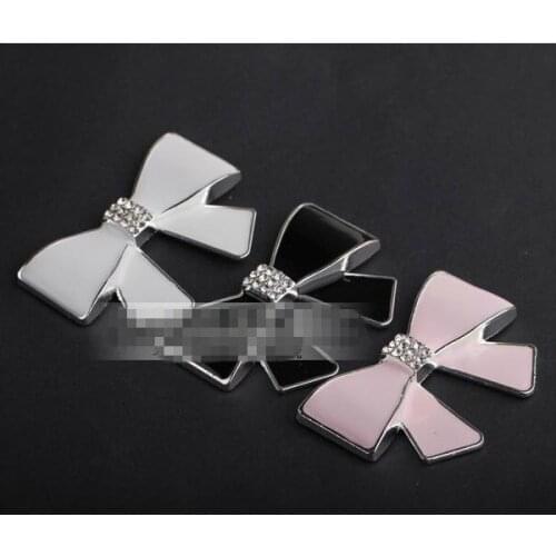 10pcs per lot 61mm*35mm Silver Alloy Bowknot Charms Cell Phone DIY Alloy Decoration