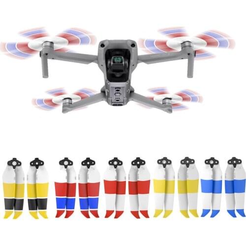 2 pairs Low Noise Props 7238F Colored Propellers for Mavic Air 2 Accessories