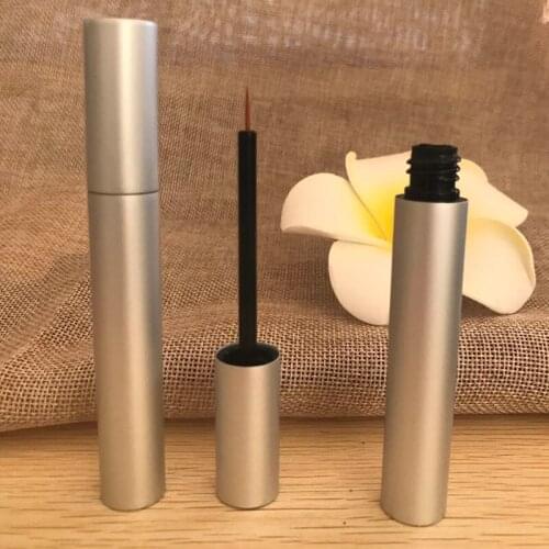 Silver Empty Plastic Eye Black Tube Bottles liquid Eyeliner Bottles Wholesale Retail Mascara Cream Packaging Containers 200pcs