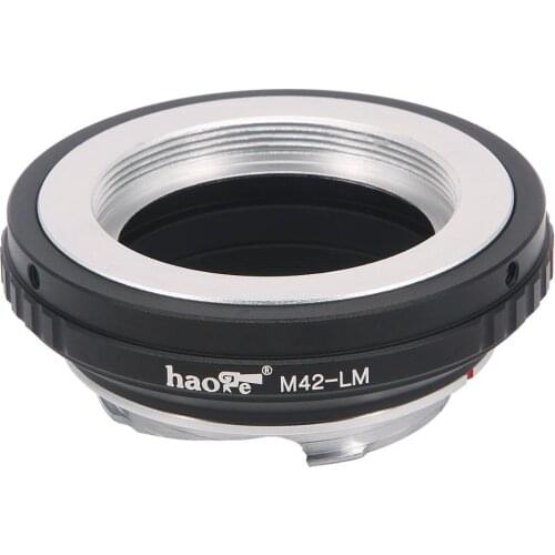 Haoge Lens Mount Adapter for M42 Screw mount Lens to Leica M-mount Camera