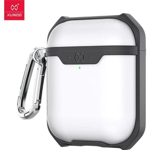 XUNDD Bluetooth Wireless Earphone Case Matte Surface Texture Protective Headphone Case For Airpods Shockproof Cover