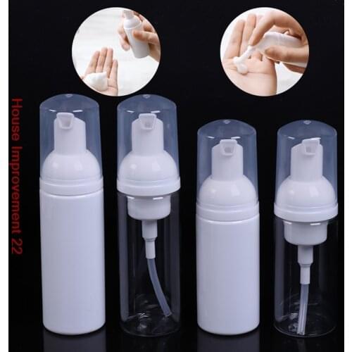 1pc 50ML/60ML Dispenser Soap Foam Foaming Pump Bottle Travel Plastic Portable Convenient Bottle Empty Foam Bottle