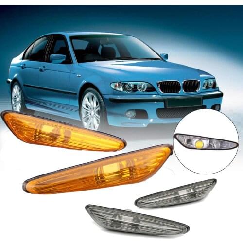 2pcs Led Side Marker Light Turn Signal Lamp For BMW E46 2000-2005 E60 E61 2003-2010 X3 E83 2004 2005 2006 2007 2008 2009 2010