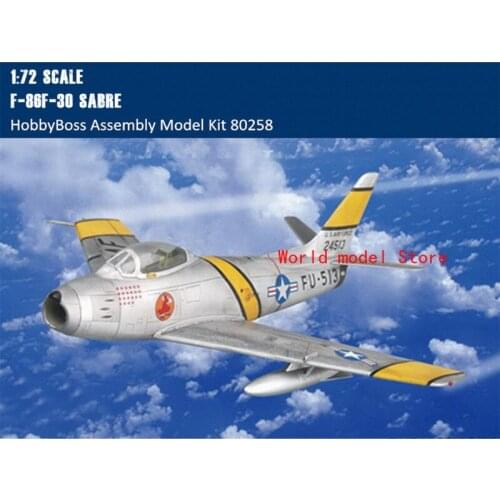 HobbyBoss 80258 1/72 F-86F-30 Sabre Fighter Plastic Aircraft Assembly Model Kits