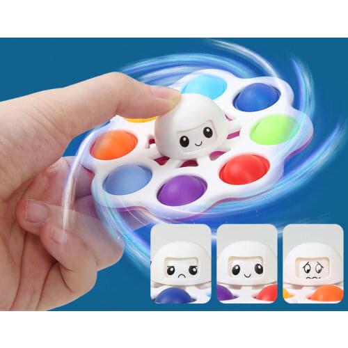 Fidget Simple Autism Early Education Fidget Toys Animal Octopus 8 Holes Fidgets Anti-stress Board Decompression For Kids Adult