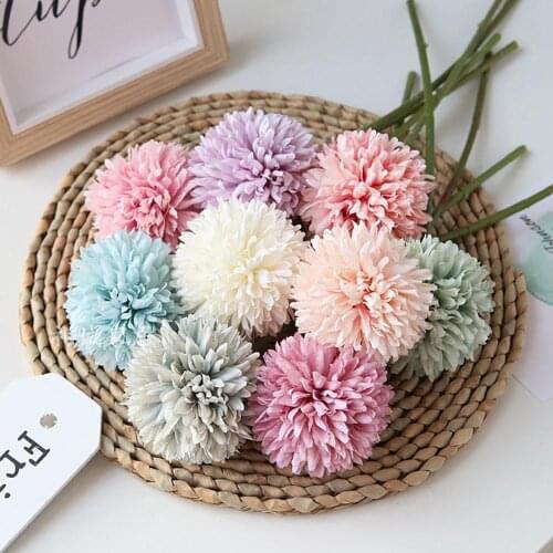 29cm 1Pcs Artificial Dandelion Flower Silk Hyacinth Flower Wedding Decoration for Home Party Hotel Garden Decorations