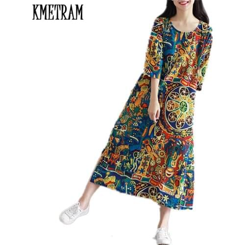 KMETRAM Plus Size Summer Dresses