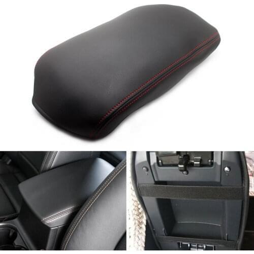 Microfiber Leather Car Styling Center Armrest Console Box Protection Cover Trim For Mazda CX-5 2017 2018