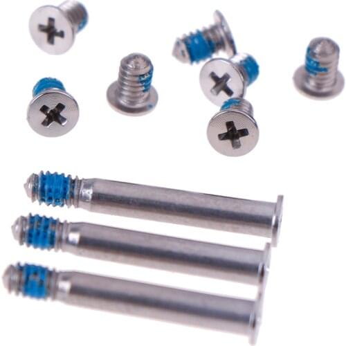 Hot sale 1 set For MacBook Pro 13" 15" 17" Back Cover Screw For Macbook A1278 A1286 A1297 Computer Case Bottom Cover Screws