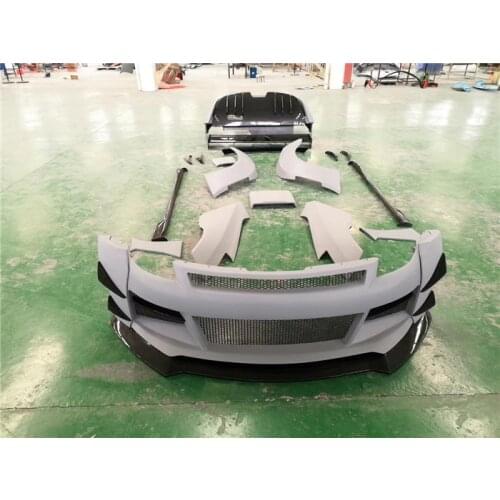 Suitable for Nissan 350z Modified Wide Body Surrounded Carbon Fiber Bar Front Side Skirt Wheel Eyebrow Rear Lip