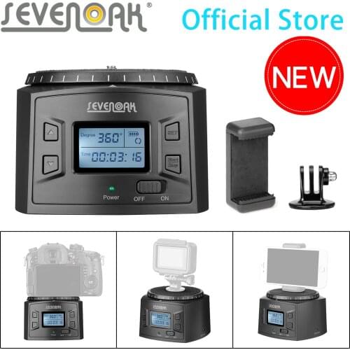 Sevenoak SK-EBH2000 Electronic Ball Head Pro useful for panorama shooting and time lapse for smartphones action cameras DSLRs