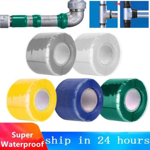 Silicone Waterproof изолента Repair Tape Rescue Self Fusing Wire Hose Black Transparent Film Tape Duct Tape силиконовая лента