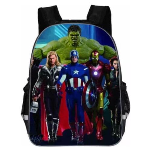 11-16-inch bag Mochilas Avengers backpack For Teenage Boys Children School Bags Heroes Cartoon Backpack Captin America Bags