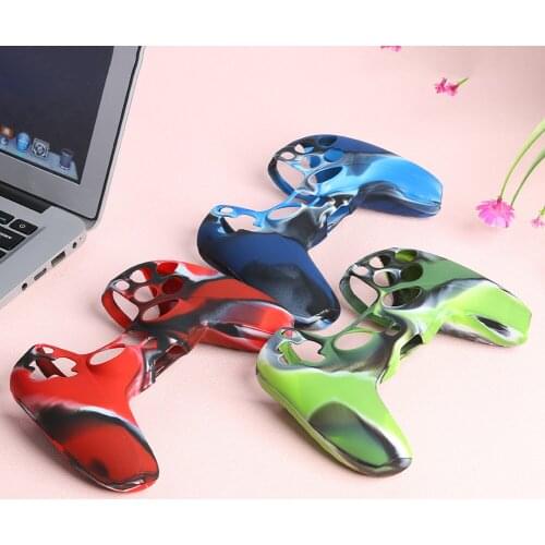 VKTECH Silicone Protective Skin Controller Covers Gamepad Skin Electronic Machine Accessories for Sony PlayStation PS5 GripsCap