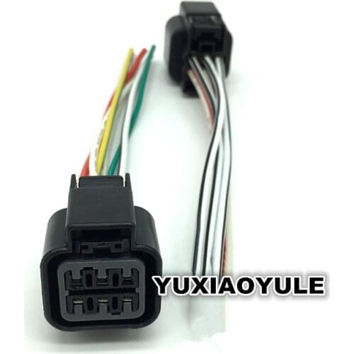1pcs/lot 6 Pin/Way Automotive Headlight Electrical Plug Headlamp Waterproof Connector Wire Harness For KIA Hyundai PB625-06027