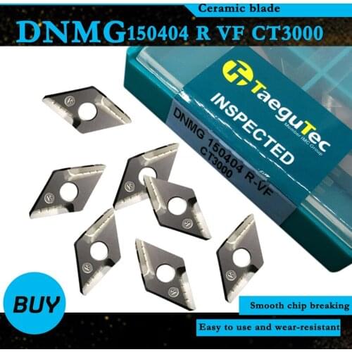 10PCS DNMG150404 R VF CT3000 External Turning Tools Cermet Grade Carbide insert Lathe cutter Tool Tokarnyy turning insert