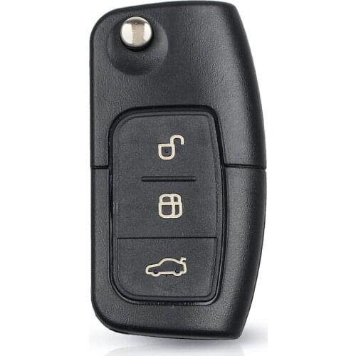 3 Button Flip Folding Remote Modified Uncut Car Blank Key Shell for Ford Focus Mondeo 3 Buttons Uncut Blade Cover Case
