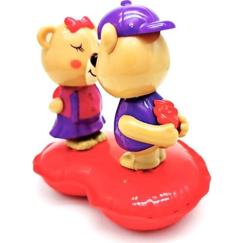 Solar Powered Shaking Head Toy Ornaments Car Toy Decor Car Accessories