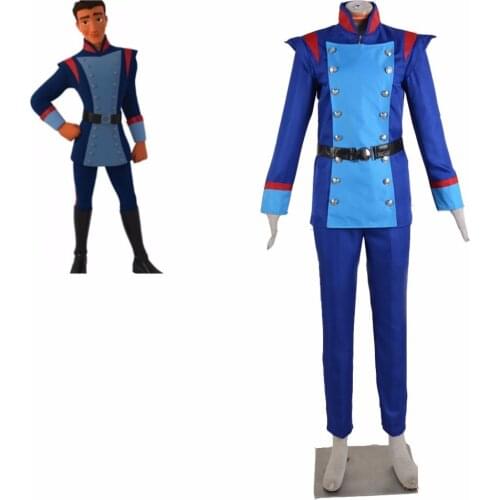 Custom Made Elena of Avalor Cosplay Costume Adult Cartoon Gabe Prince Cosplay Costume Halloween Suit Costume L0516